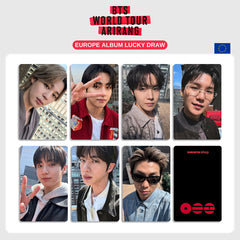 BANGTAN ARIRANG TOUR Europe Lucky Draw Photocard
