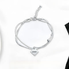 ATE LOGO Pendant Bracelet