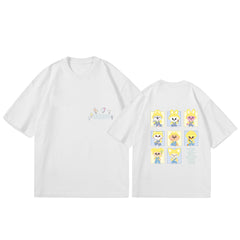 Cute Kpop Cartoon Short-sleeved T-shirt