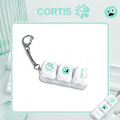 CORTIS Logo Keycap Keychain