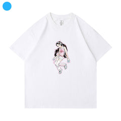 NJZ Cartoon Printed Short-sleeved Tee