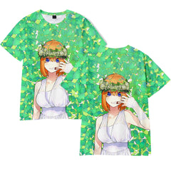 Trend Anime 3D Print Loose Short-sleeved T-shirt