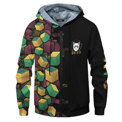 Unisex Anime Cosplay Thicken Zipper Coat