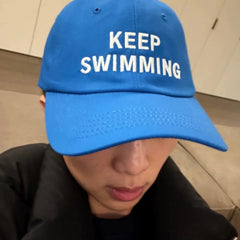 BTS KEEP SWIMMING Embroidered Baseball Cap