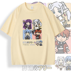 Women's Anime Cotton Short-sleeved T-shirt