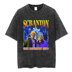 Unisex Michael Scott Vintage Washed Tee