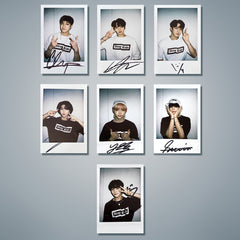 Kpop Signature Polaroid LOMO Cards 7 Pcs