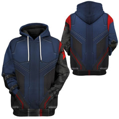 Unisex Bucky Winter Soldier Cosplay 3d Loose Hoodie