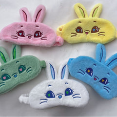 NJZ Rabbit Breathable Plush Eye Mask