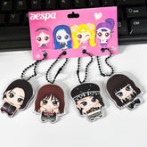 AE Cartoon Doll Acrylic Pendant Accessories Set