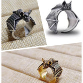 Black Bat Retro Ring