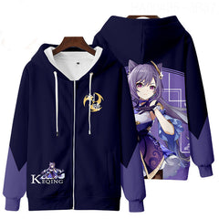 Unisex Trendy Game 3D Printed Zipper Hoodie