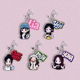 Yuna Ryujin Yeji Cartoon Pendant Keychain