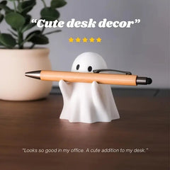 Cute Ghost Pen Holder Decor