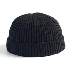 Felix Short Curled Knitted Hat