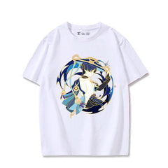 Unisex Game Scaramouche Cotton Short-sleeved T-shirt