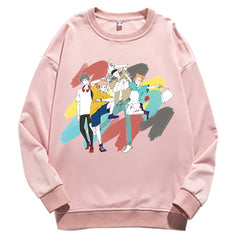 Unisex Anime Graphic Crew Neck Long Sleeve Sweatshirt