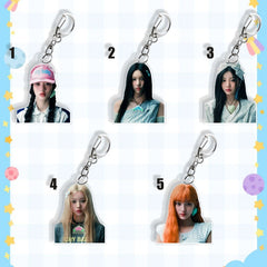 MINJU YUNAH MOKA WONHEE IROHA Acrylic Keyring Pendant