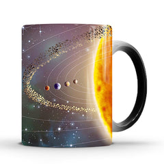 Planet Solar System Color Changing Ceramic Mug