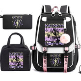 Katseye Pencil Case Lunch Bag Backpack Three-piece Set