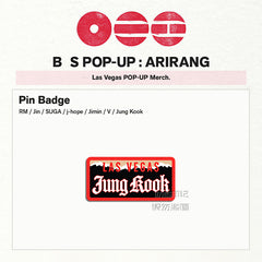 BANGTAN "ARIRANG" Tour Acrylic Brooch Clip