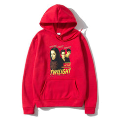 Retro Twilight Bella Edward Jacob Print Hoodie