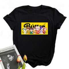 Women's BTS Printed Short Sleeve T-Shirt