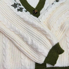 Women's Taylor Embroidery Knitted Cardigan
