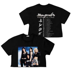 SYNK: PARALLEL LINE Tour Printed Short-sleeved T-shirt