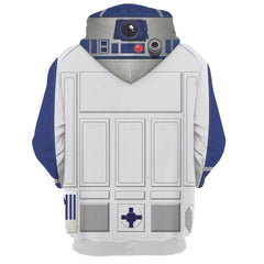 Unisex Chic R2-D2 3D Printed Cosplay Hoodie
