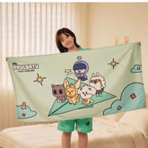 KPOP Cartoon Bath Towel 140x70cm