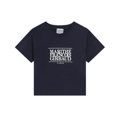 Korean Style Letter-printed Crew Neck T-shirt