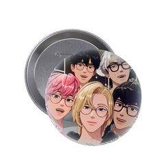 EUNHO PLLI Badge Brooch Set