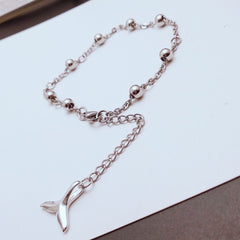 SUGA Dolphin Tail Pendant Bracelet