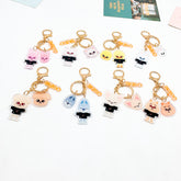 Cartoon Acrylic Double-sided Keychain