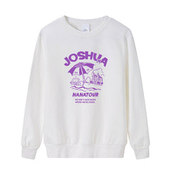 Kpop Graphic Printed Round Neck Sweatshirt