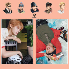 KPOP Calendar Self-adhesive Poster Wall Stickers