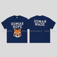 JHOPE HUMAN HOPE Printed Short-sleeved Top