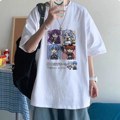 Women's Anime Cotton Short-sleeved T-shirt