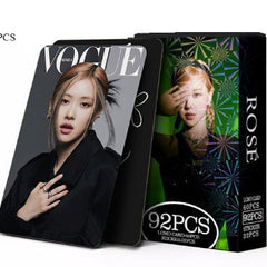 92 Kpop Jisoo Jennie LOMO Cards