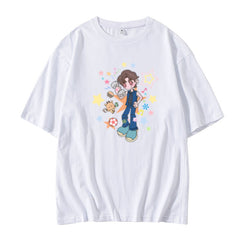 RiizingDay Graphic Print Short-sleeved T-shirt
