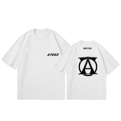 Unisex Kpop Logo Short-sleeved T-shirt