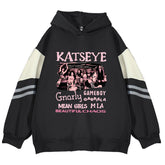 BEAUTIFUL CHAOS Tracklist Print Color Block Hoodie