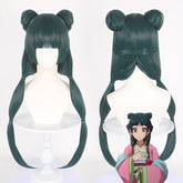 Dark Green Anime Cos Wig