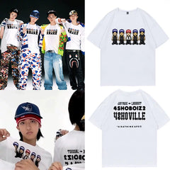 4SHOBOIZ Printed Cotton Short-sleeved T-shirt