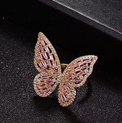 Hollow Butterfly Ring