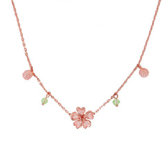 Cherry Blossom Pendant Necklace