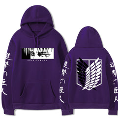 Casual Anime Printed Sports Hoodie