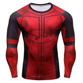 Men's Deadpool Digital Print Long Sleeve T-Shirt