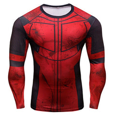 Men's Deadpool Digital Print Long Sleeve T-Shirt